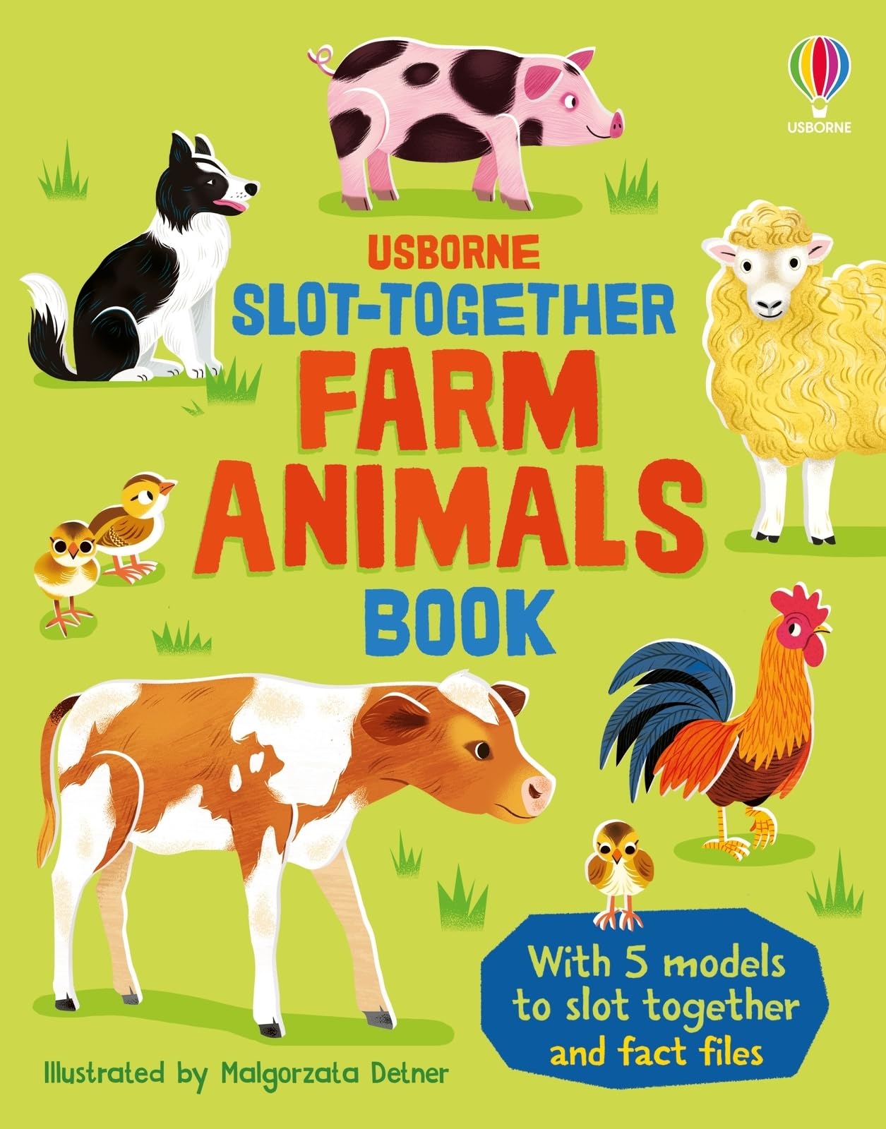 Slot-together Farm Animals Book