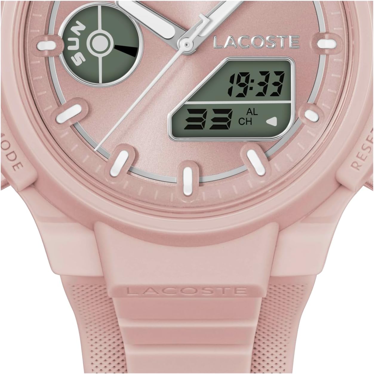Lacoste LC33 Women's Analog Digital Watch, Silicone Strap, Contemporary, Sporty - Premium Fashion Timepiece - Gift for Her, 40mm - Image 5