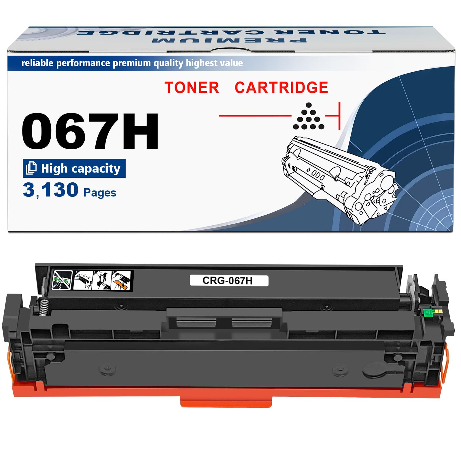 Amazon.com: ASEKER 067H Toner Cartridge Black Compatible