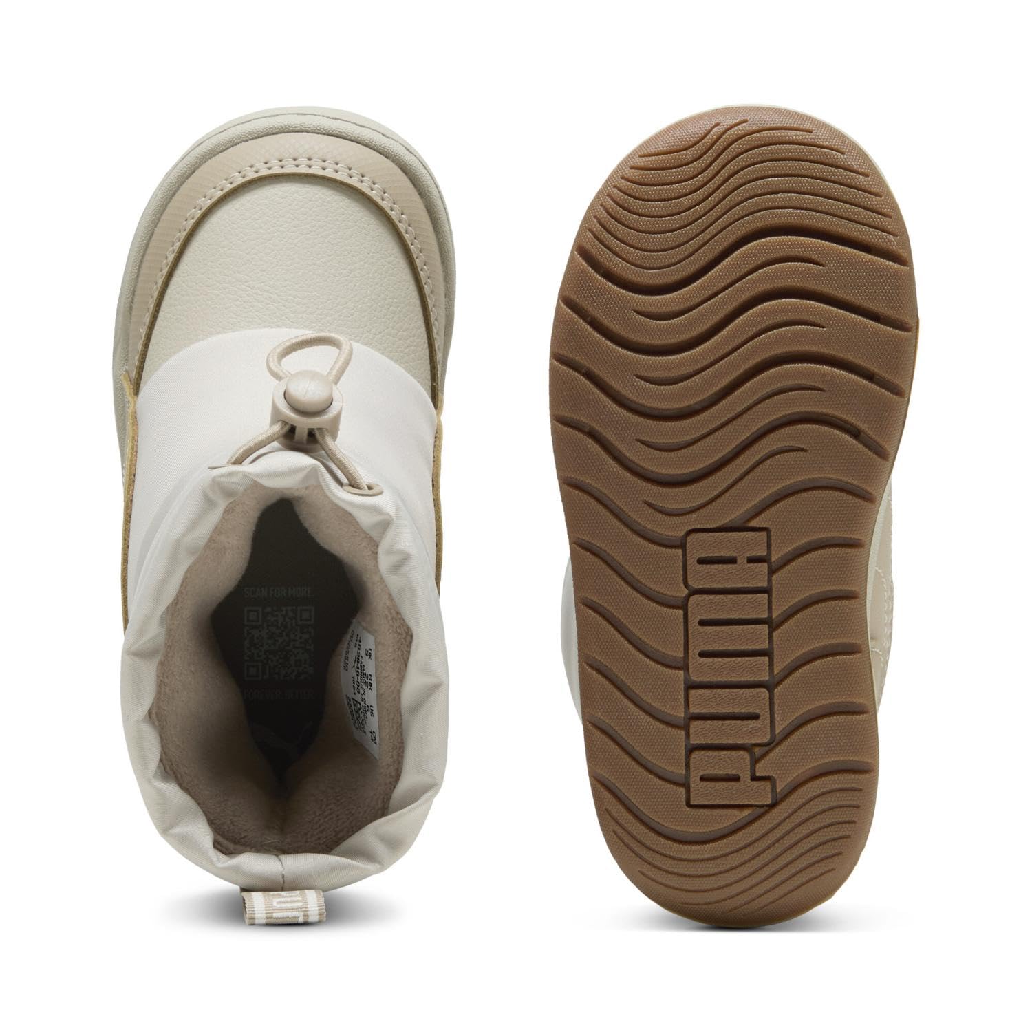 PUMA Unisex Baby MULTIFLEX 2 Boot AC INF Sneaker, Desert DUST-Ice Coffee, 21.5 EU