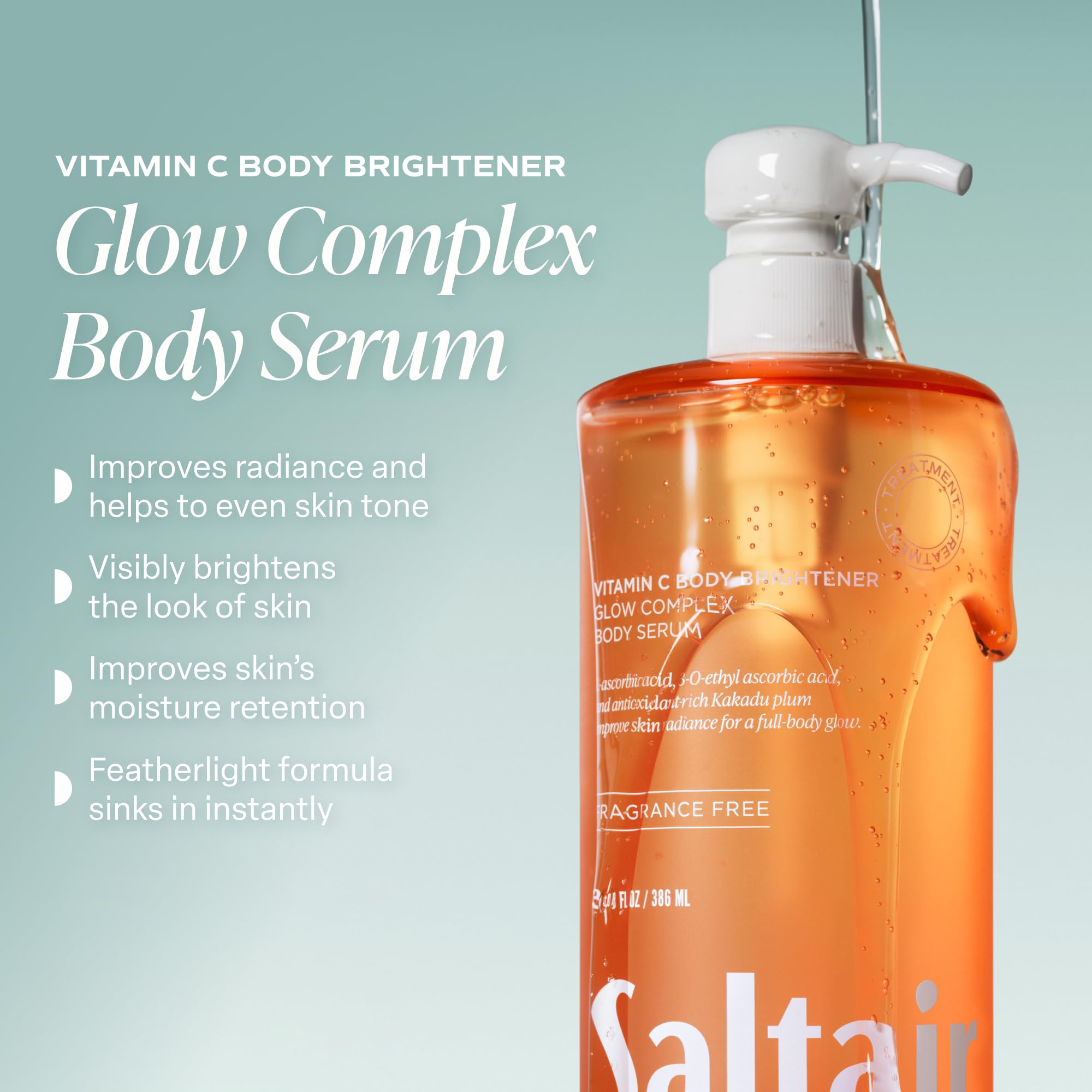 Saltair Vitamin C Body Serum with Glow Complex, 1 Count