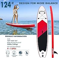 Vista 2 de Tabla de remo inflable (6 pulgadas de grosor) con accesorios y bolsa de SUP de primera calidad, aleta inferior para remo, control de surf, cubierta