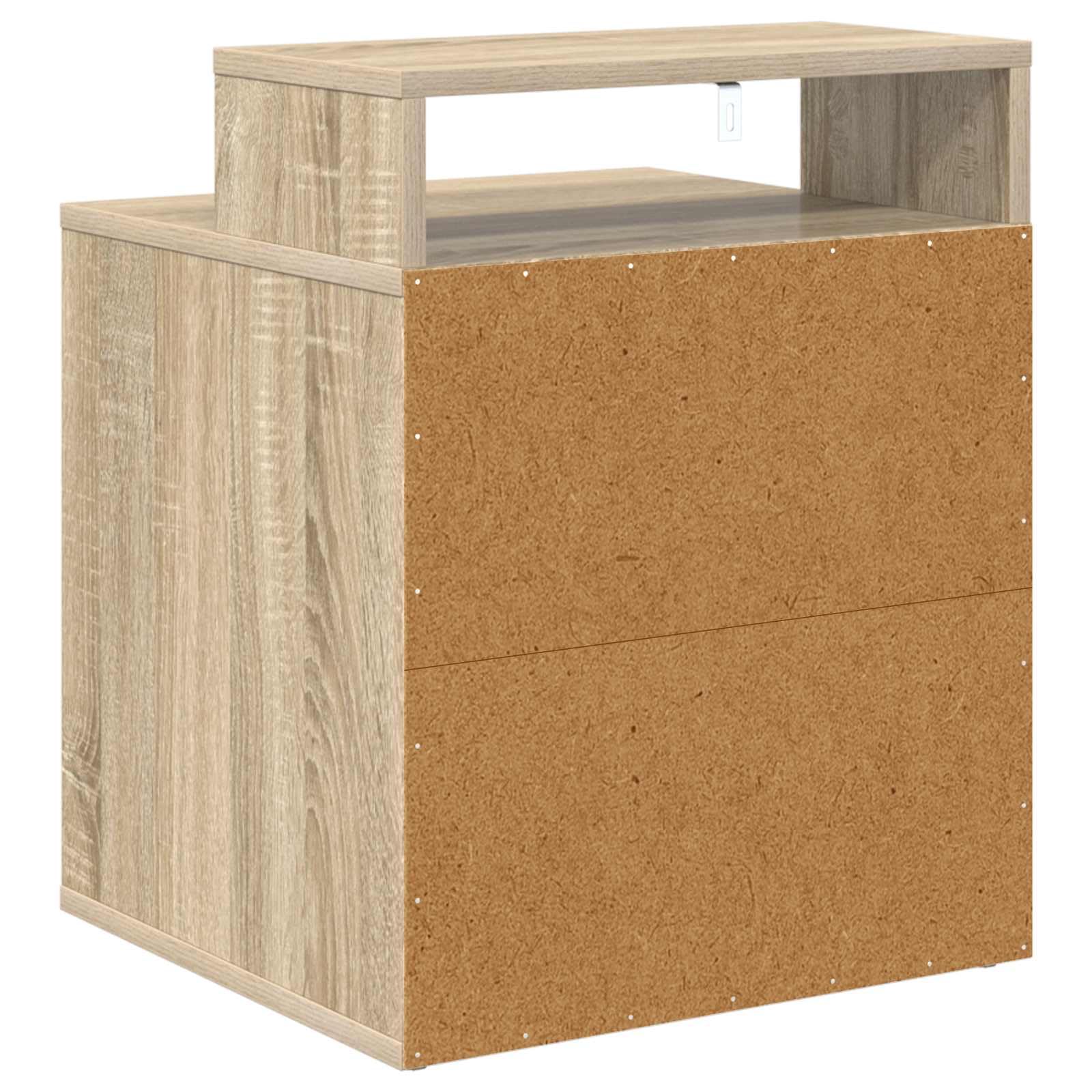 Casa para gatos Sonoma de madera de 42,5 x 40 x 53,5 cm, rectangular, cueva para gatos interior, con kit de montaje, estable, duradera, para salón, árbol de escalada, repuesto y espacio de