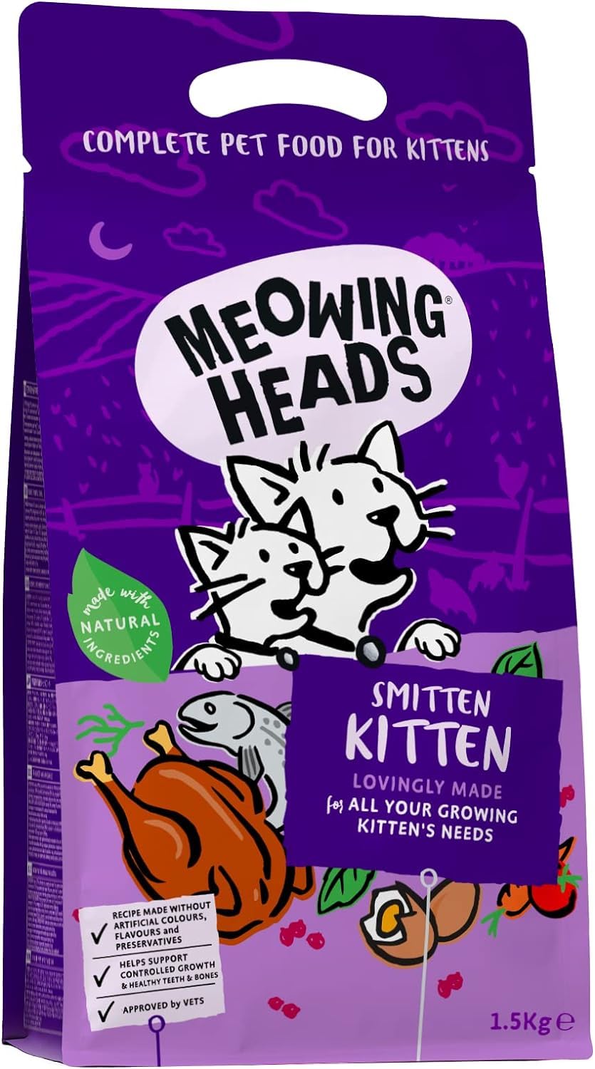 – Complete Dry Cat Food 1.5kg - Smitten Kitten - Vet Approved