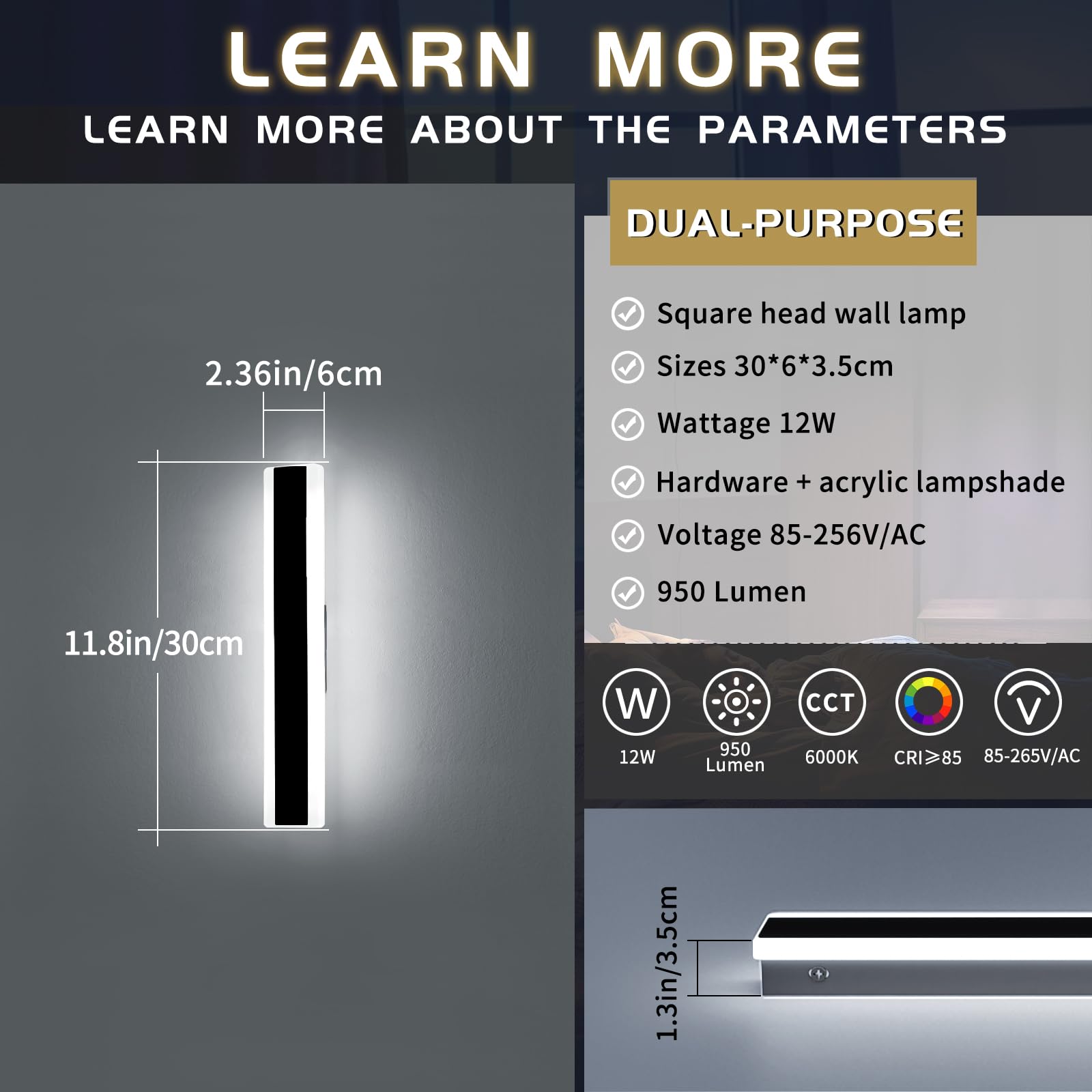 Mikeru Outdoor Lights Mains Powered 2 Pack - Image 4