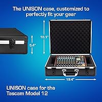 Amazon.com: ANALOG CASES Tascam Model 12 Case - Ultra-Lightweight