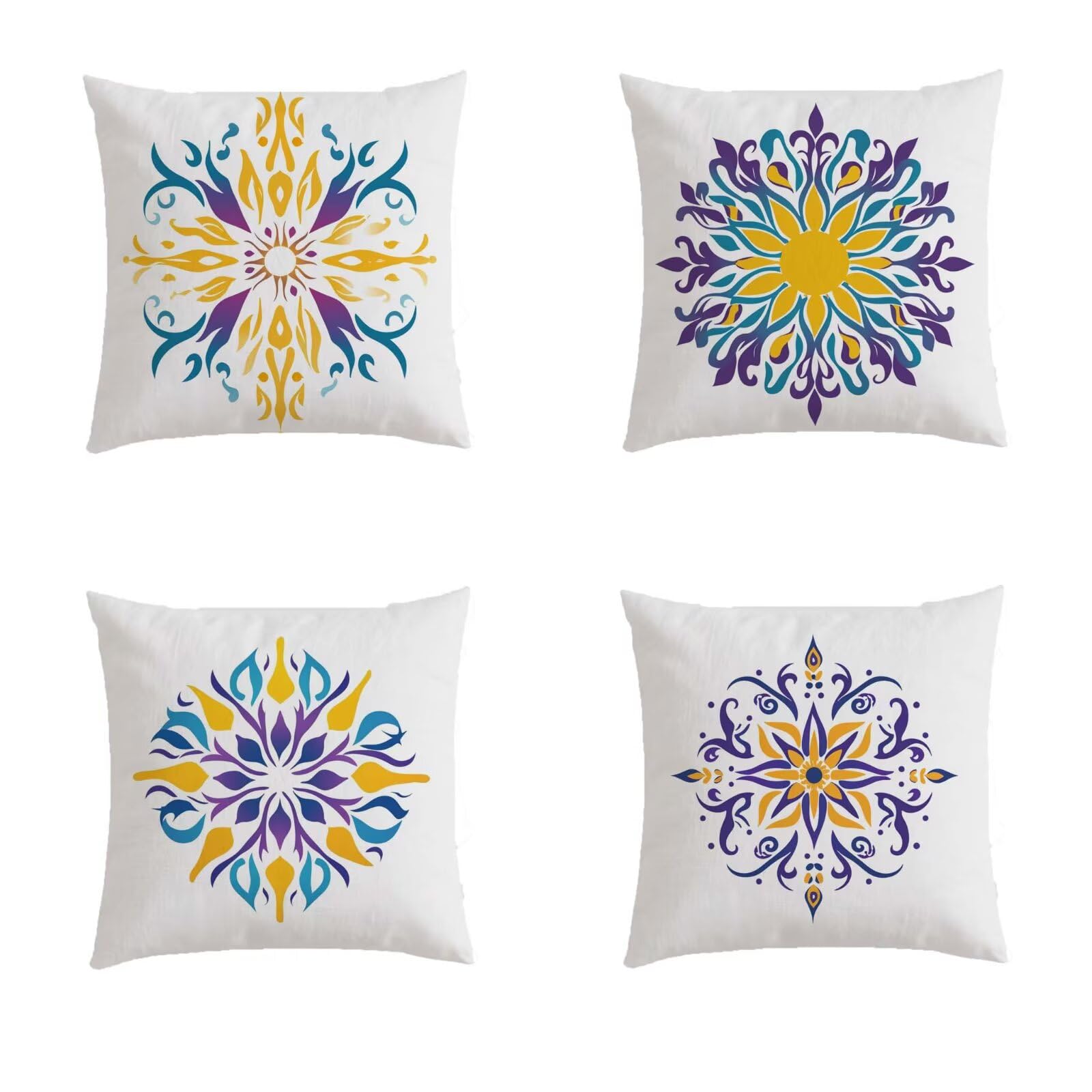 Housse coussin exterieur 50x50cm impermeable et durable pour canapé
