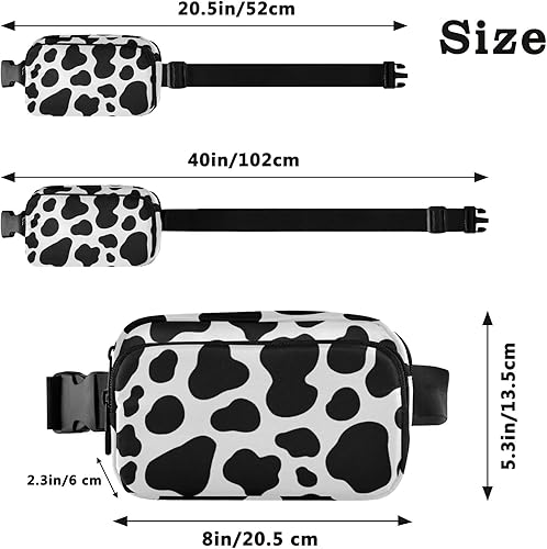 Vista 3 de Riñoneras de girasoles negros para mujeres y hombres, con correa ajustable, a la moda, bolsa cruzada para viajes, deportes, correr, ciclismo, #05