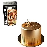 Vista 28 de Confect Fondant for Cakes Chefs Choice for Cake Decorating Shimmering Silver Metallic Fondant 8.82 Oz Dorado champán