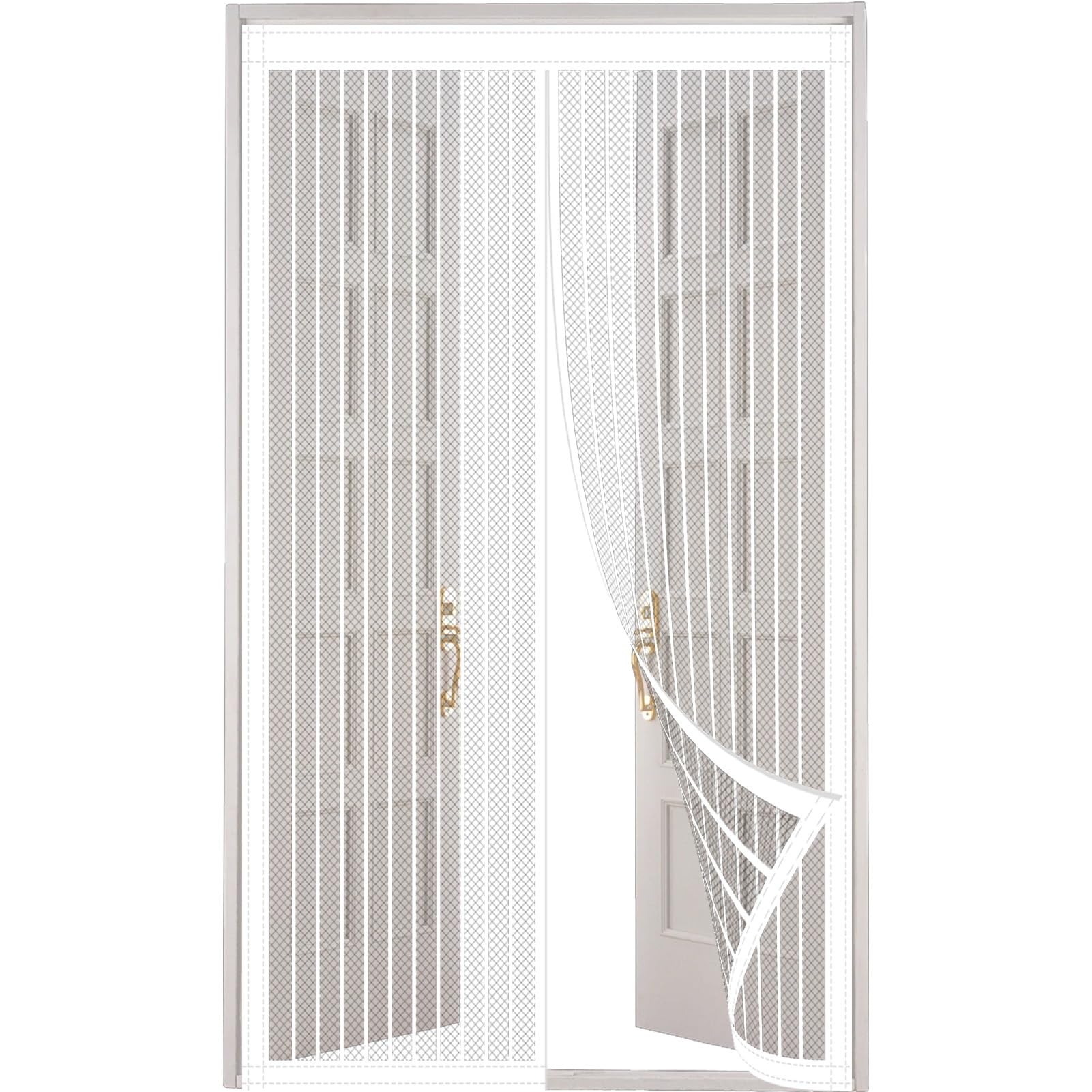 Moustiquaire magnétique 86x191 cm | Gardez votre cuisine sans insectes