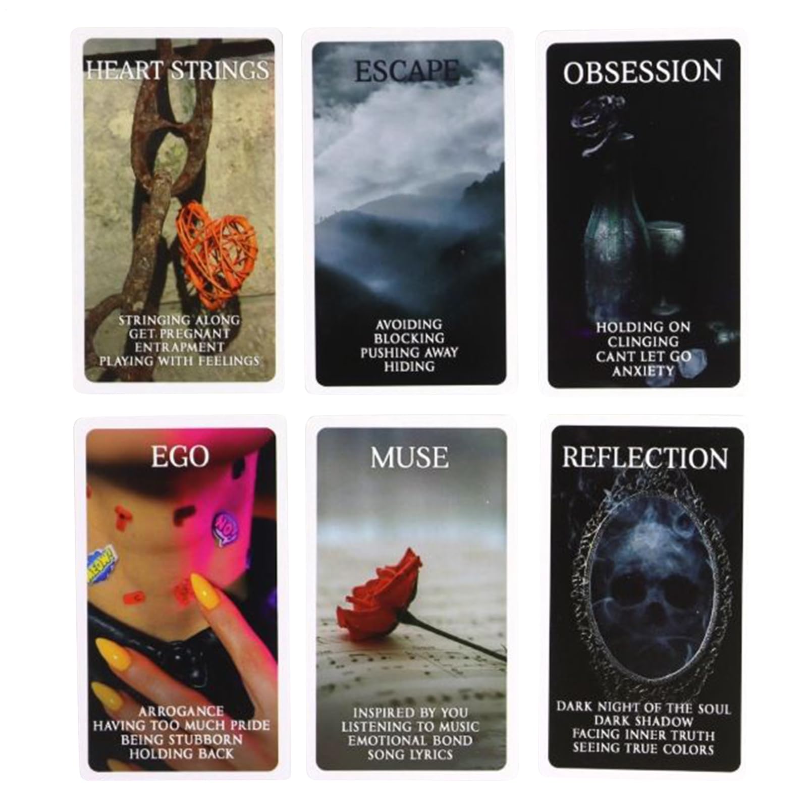 Love Tarot Cards, Learning Tarot Set, Tarots Cards with 78 Pieces, Oracle Deck with Positive Spirit for Couples, Tarots Deck, Love Theme Card for Reading Christmas Storytelling Reading Rituals