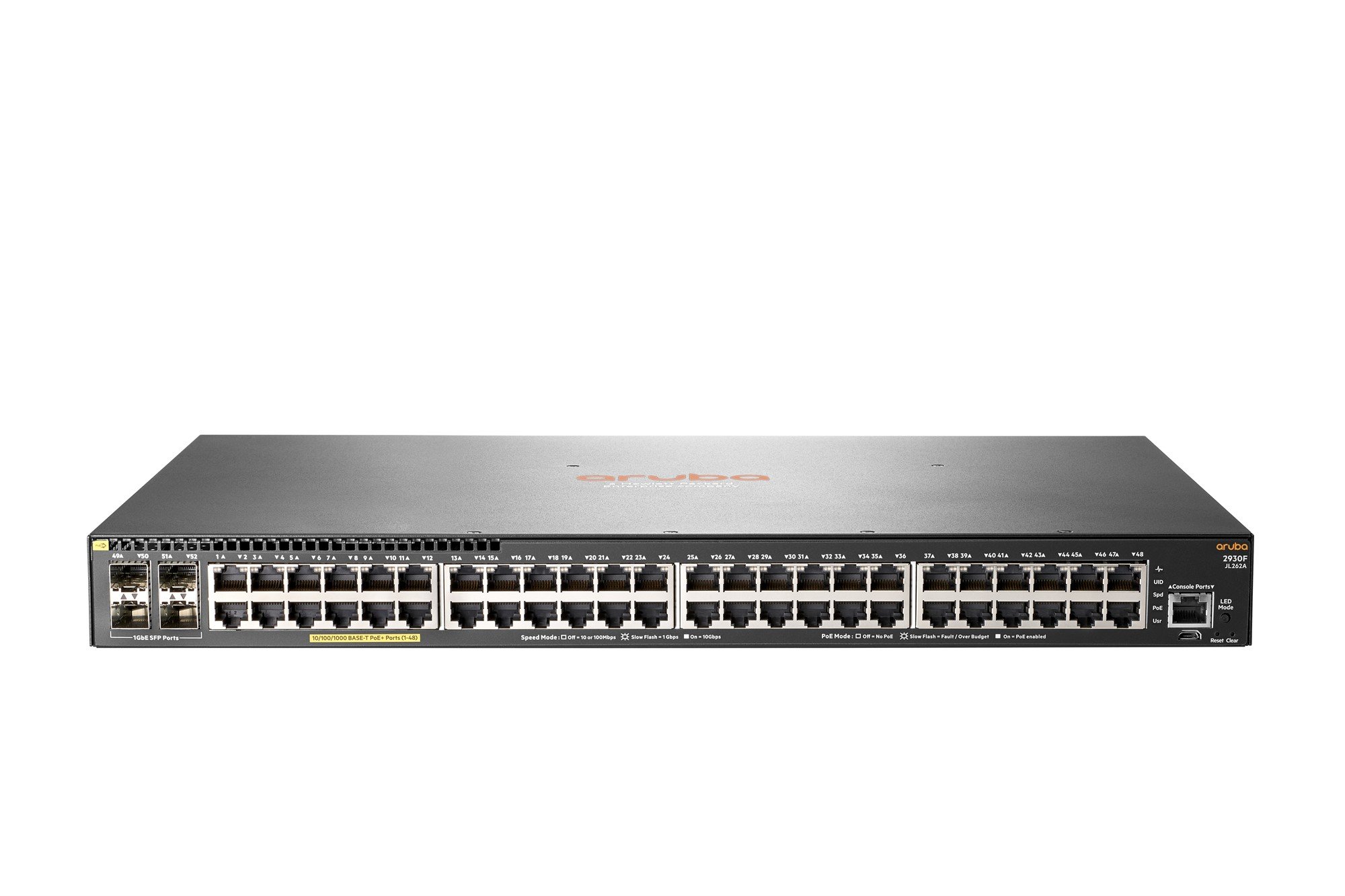 Amazon.com: HP HPE Aruba 2930F 48G PoE+ 4SFP Switch, JL262A
