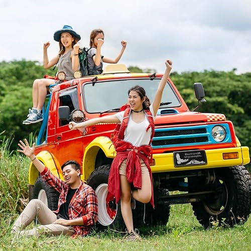 Miniatura 5 de Placa de matrícula de lujo inspiradora de aluminio, Jesúsdorado, placa de matrícula universal para automóvil, a prueba de óxido, resistente a la