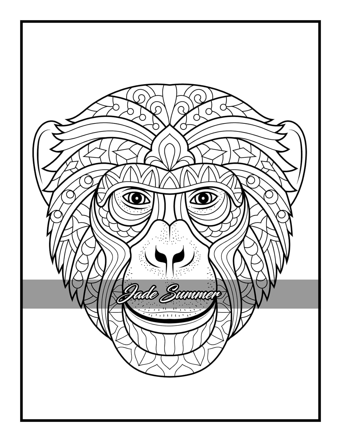 100 Animals: An Adult Coloring Book with Lions, Elephants, Owls, Horses, Dogs, Cats, and Many More! - Image 12