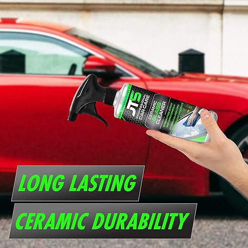 Miniatura 8 de JT's Limpiador de vidrio de cerámica  Limpiador de ventanas de coche  Fórmula totalmente natural sin rayas para limpieza de automóviles (16 onzas