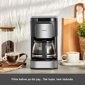 KARACA Just Coffee 2in1 Filtre Kahve Makinesi Inox