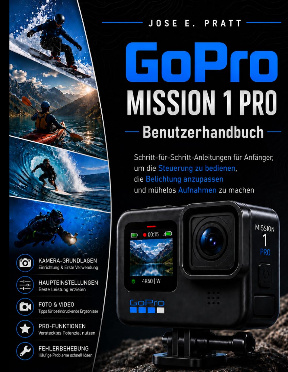 GoPro MISSION 1 Pro Benutzerhandbuch: Schritt-für-Schritt-Anleitungen für Anfänger, um die Steuerung zu bedienen, die Belichtung anzupassen und mühelos Aufnahmen zu machen