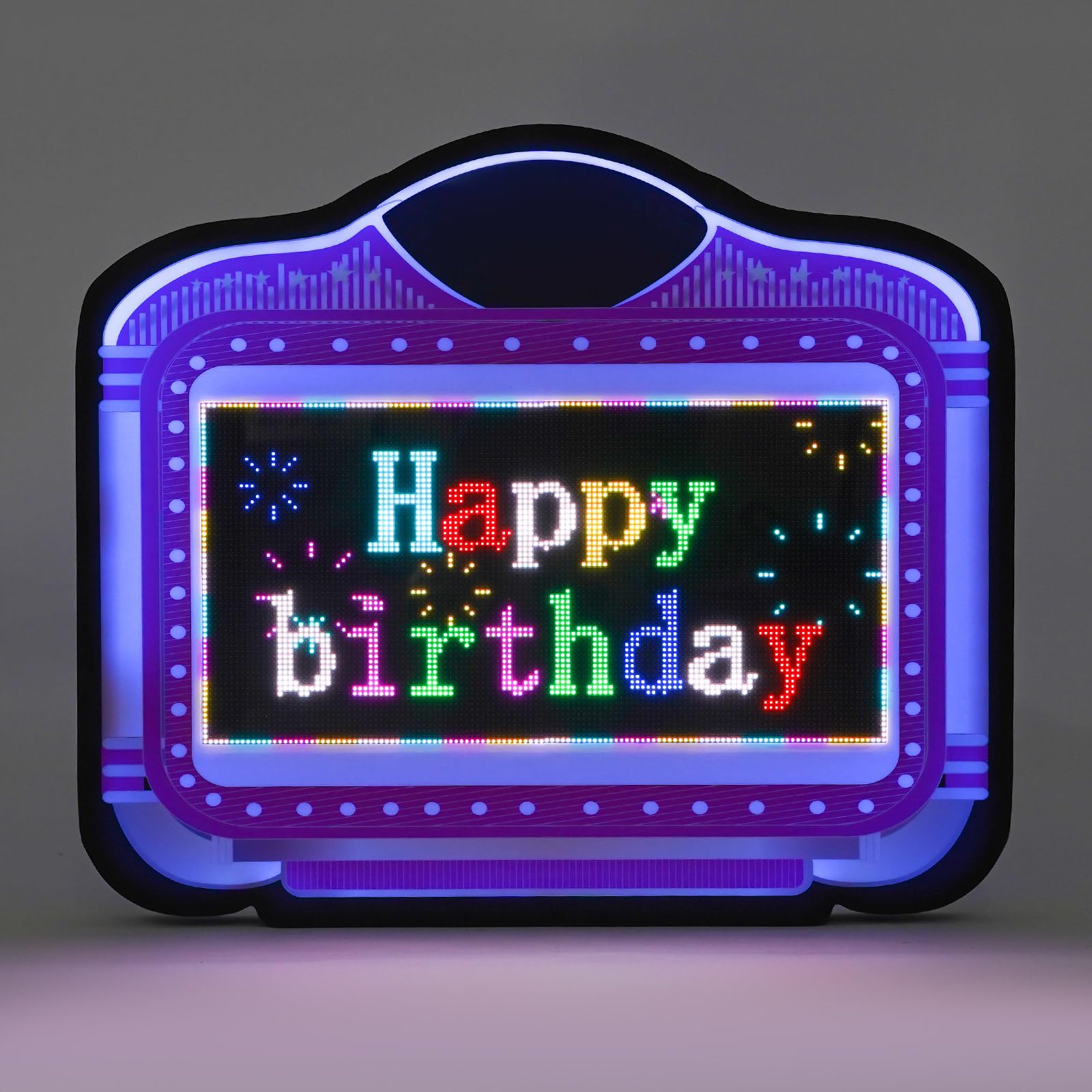 Señal de caja de luz LED VIP Bottle Service, programable por aplicación, presentador de cartas a color para bodas, fiestas, bares y clubes nocturnos, recargable