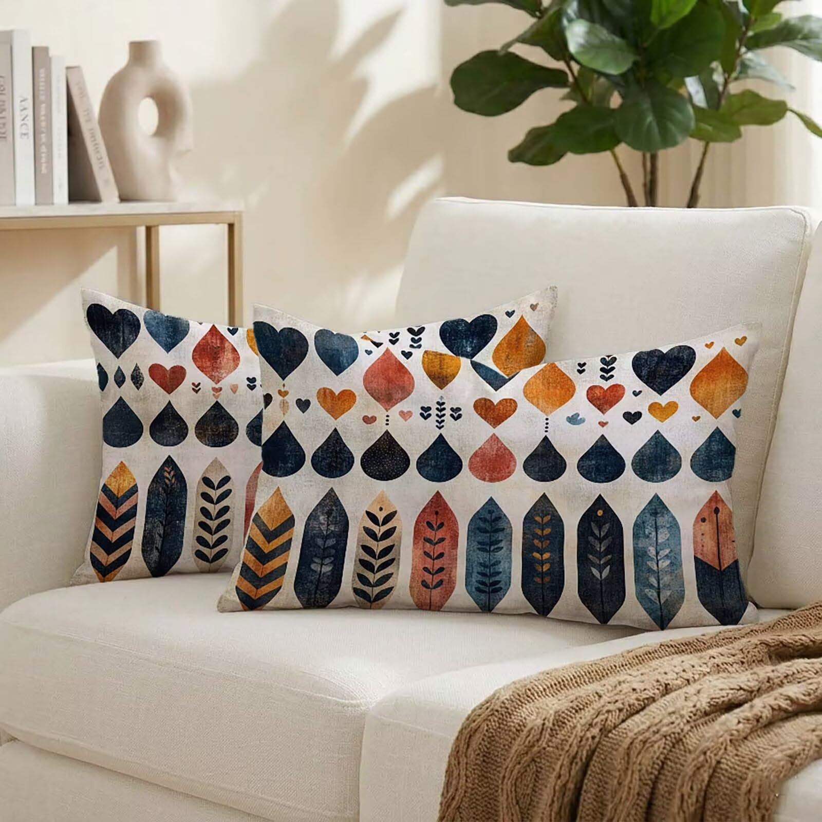 Housse coussin 50x80 cm imperméable et résistante au soleil