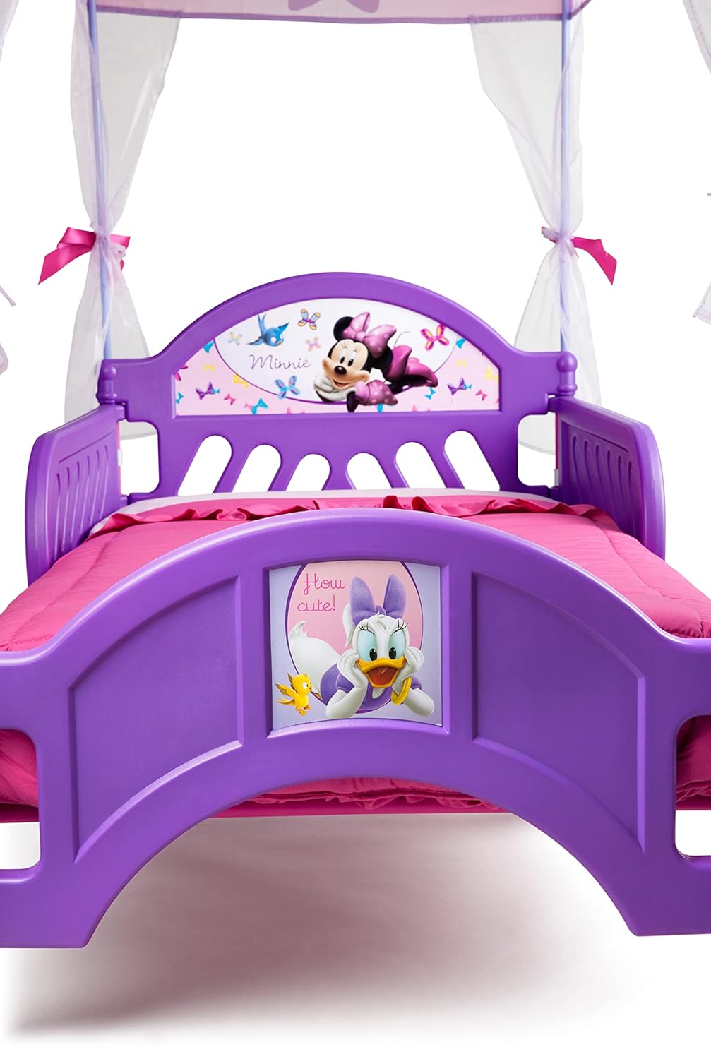 Delta Children's Products Minnie Mouse Canopy Toddler Bed,Purple & Delta Children Canopy Toddler Bed, Disney Frozen