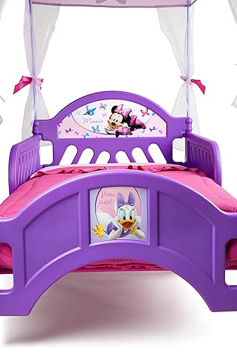 Miniatura 3 de Delta Children's Products Minnie Mouse Canopy - Cama para niños pequeños, color morado y Delta para niños, diseño de Frozen de Disney
