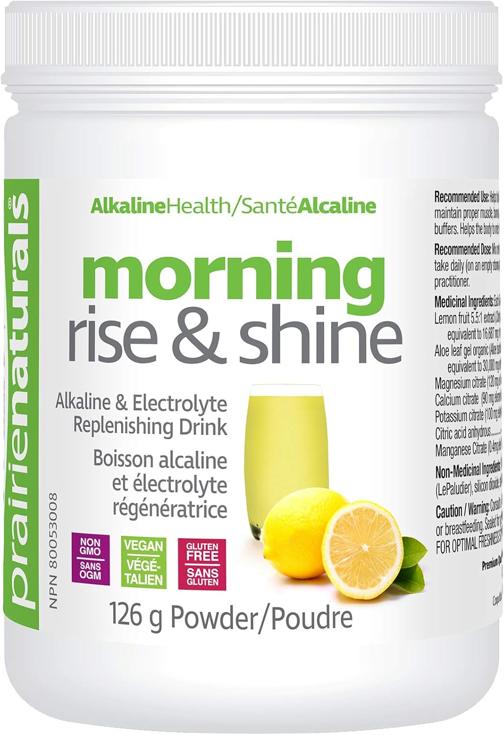 Prairie Naturals Morning Rise & Shine Ph Balancing Drink Mix, 4.5 Ounce