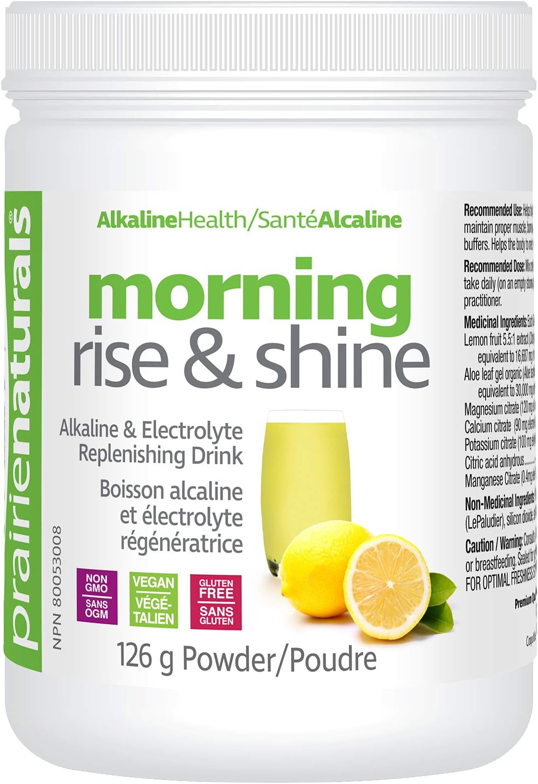 Prairie Naturals Morning Rise & Shine Ph Balancing Drink Mix, 4.5 Ounce