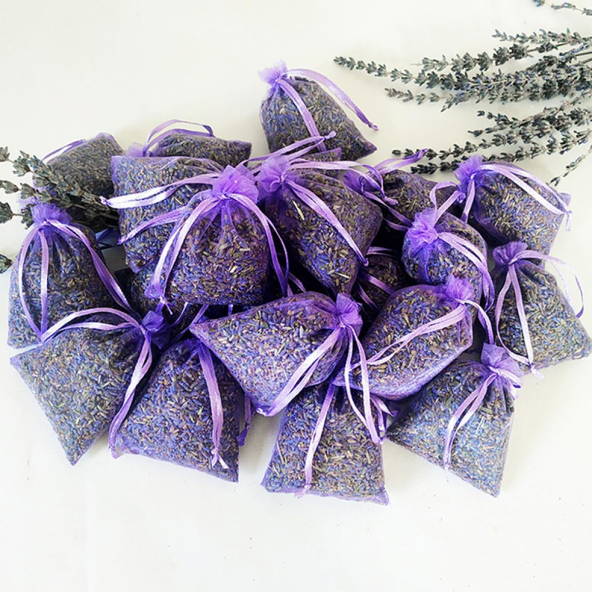 MAGICLULU 3 Sätze Lavendel Duftsäckchen Getrocknete Lavendelblüten Jute Taschen Für Kleiderschränke Fahrzeuge Und Räume Frischhaltende Aromatherapie Für Angenehmes 10 Stück * 3