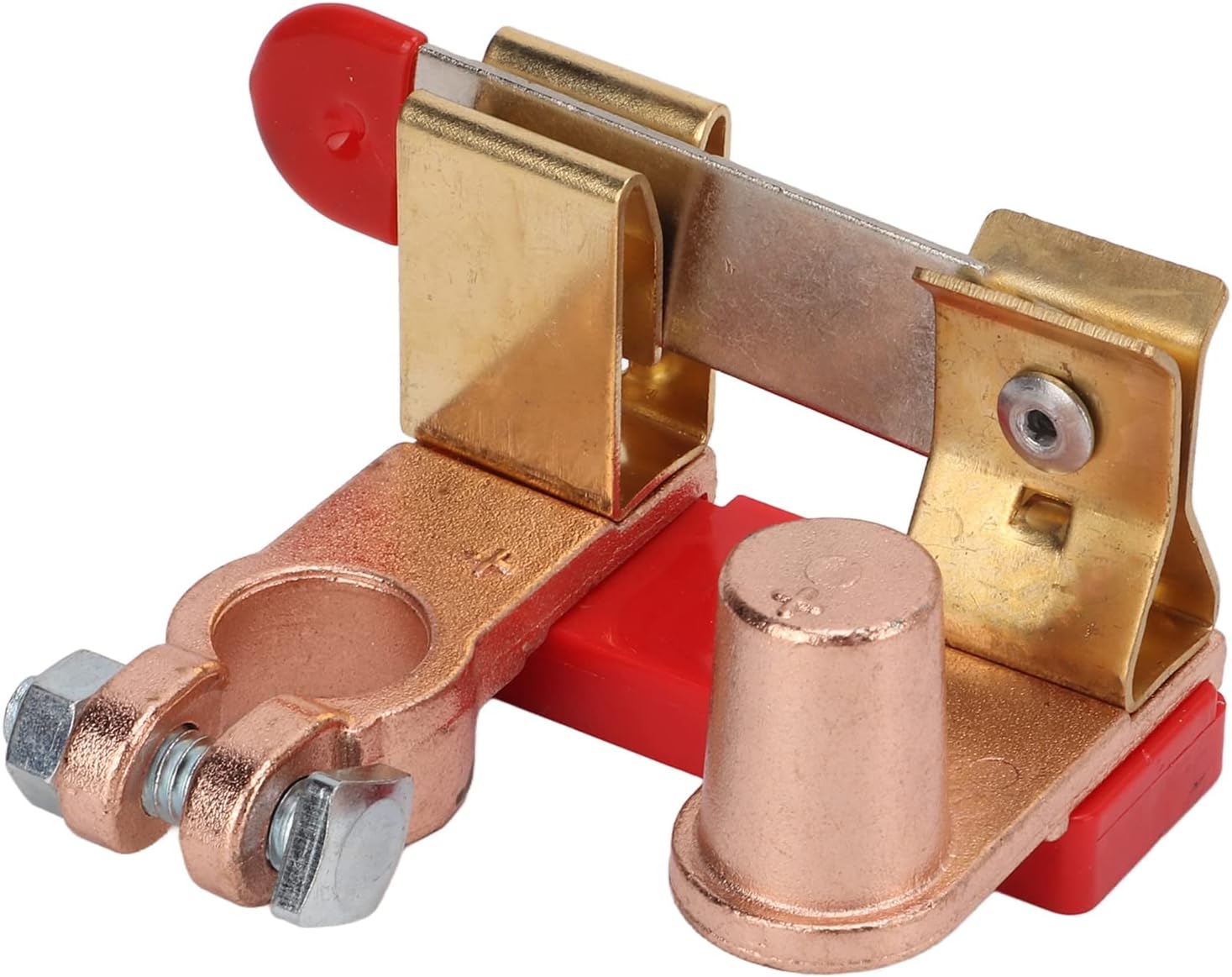 Switch Blade Knife, Brass Switch Knife Battery Disconnect Switch With Good Electrical Conductivity for Car Boat