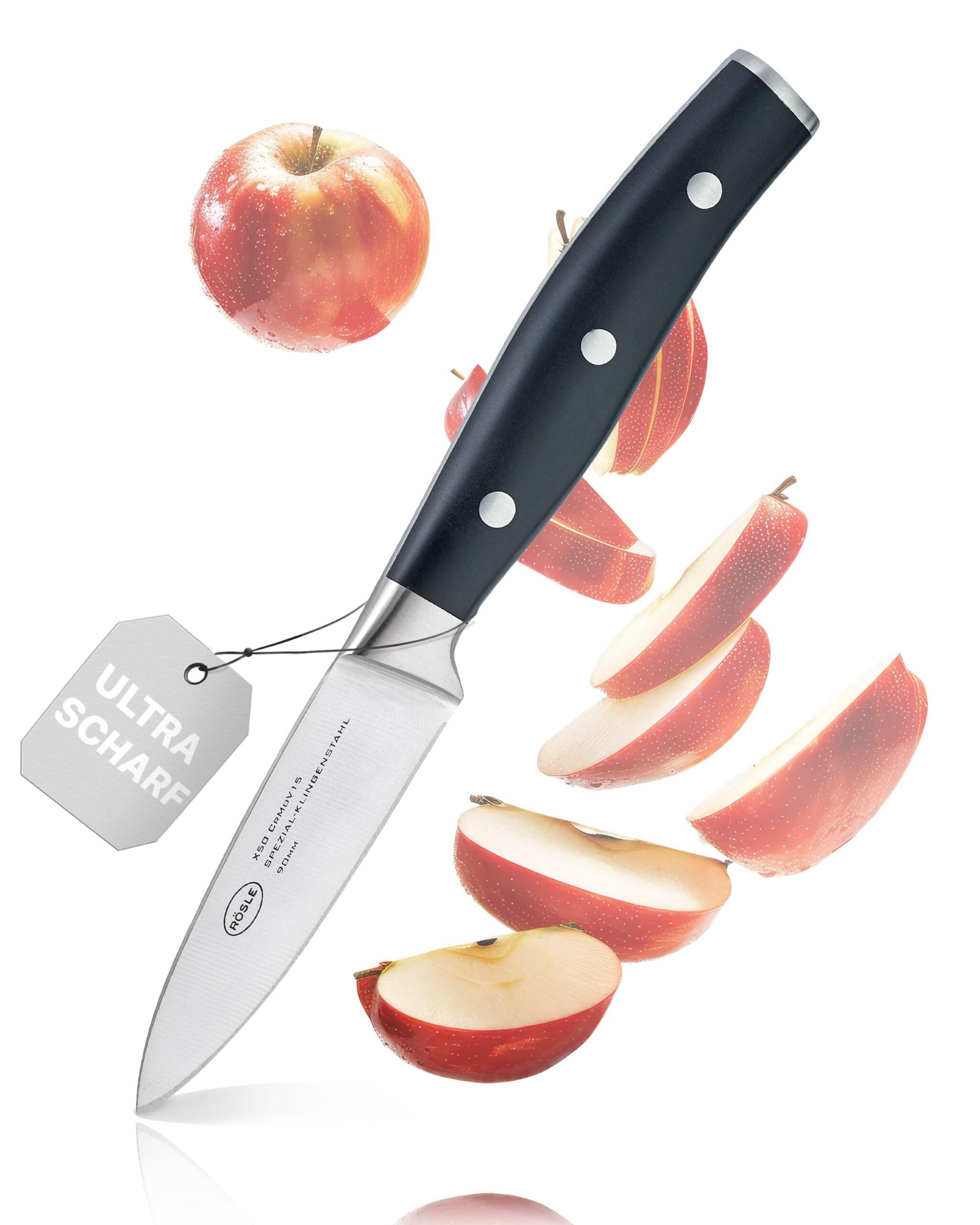 RÖSLE Tradition Soyma Bıçağı 12101 - Paslanmaz Çelik 9 cm