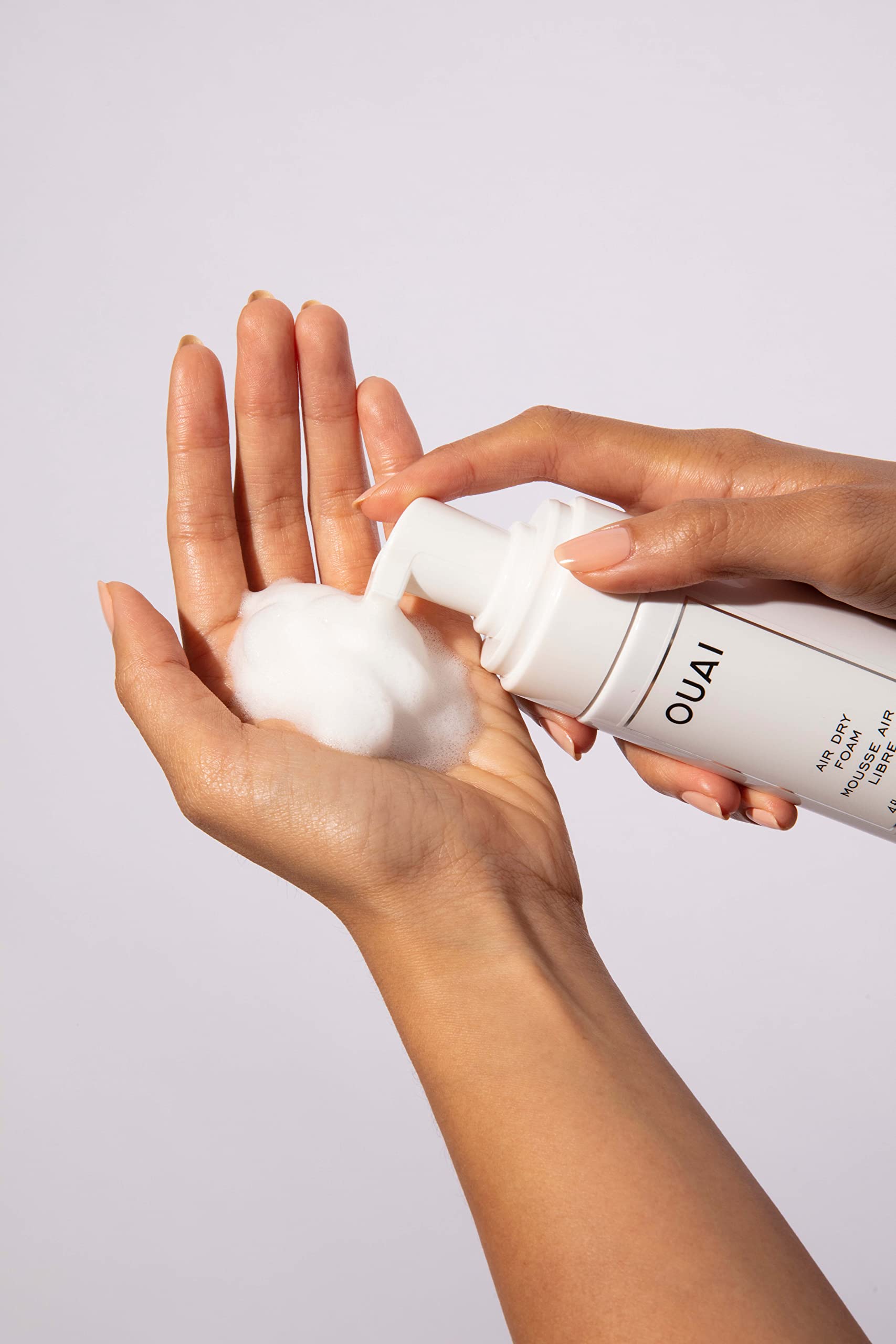 OUAI Air Dry Foam. Wash and Wear Mousse for Perfect AirDried Waves