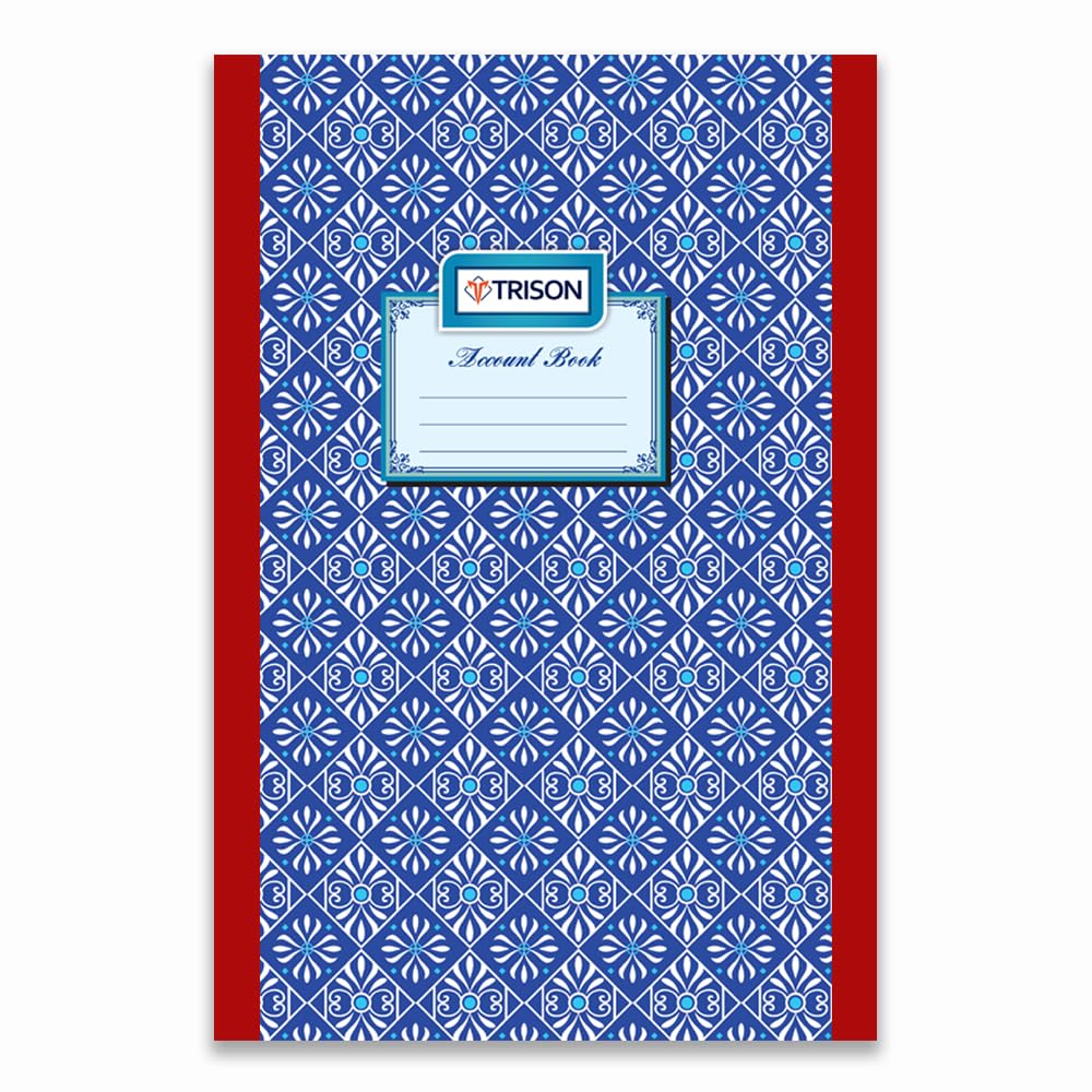 Trison Registro contabile | 250 pagine (comprese le pagine indice) | 19 x 31 cm | rilegato | Quire 4 | Confezione da 1