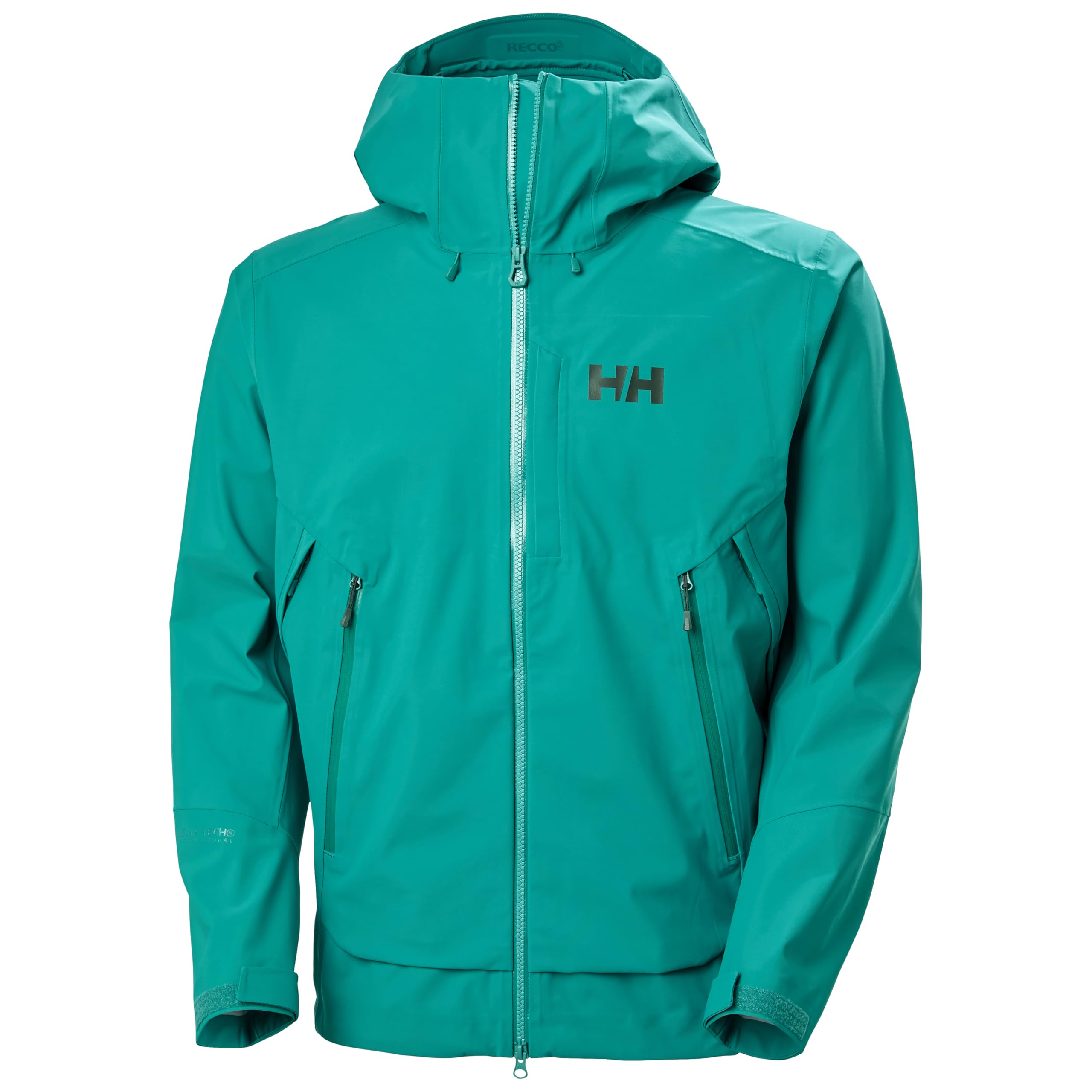 Helly Hansen Verglas BC Ski Shell Jacket - Men's Waterproof, Windproof 3-Layer, Helmet & Pack Compatible, Ventilation Zippers