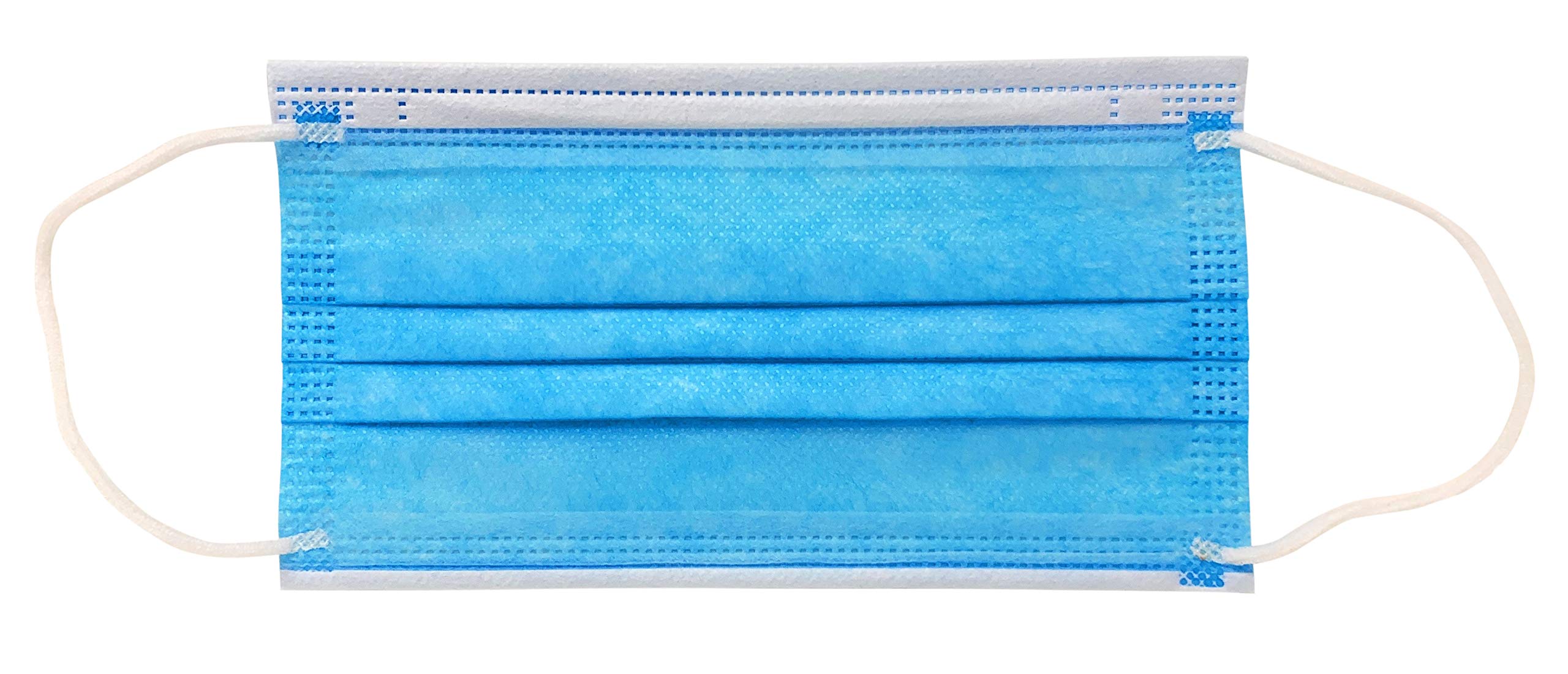 4 capas ASTM F2100 NIVEL 3 máscara facial caja de 50 (azul)