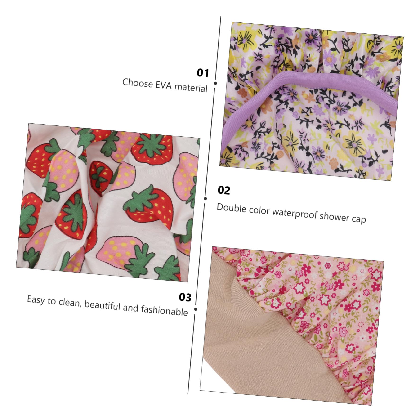 Housoutil 3 Set di Cuffie in Raso per Bambini Cappellino da Notte Materiale Facile da Indossare per Bambini Casa Viaggio Uso 4 Pezzi*3