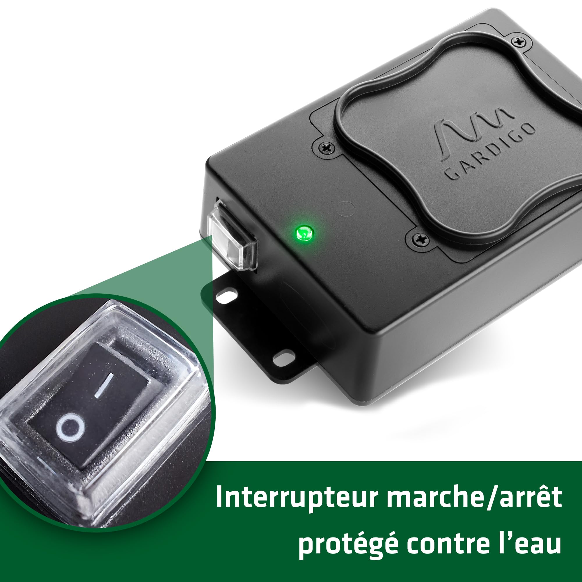 GARDIGO® Répulsif Anti Martres à Ultrasons avec Fréquences Variables | Repeller Anti-Fouines et Rongeurs | pour Voiture, Garage, Grenier | Remplacement Facile des Piles.