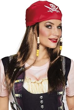Boland 85823 Pirate Mary Wig Brown One Size