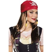 Boland 85823 Pirate Mary Wig Brown One Size