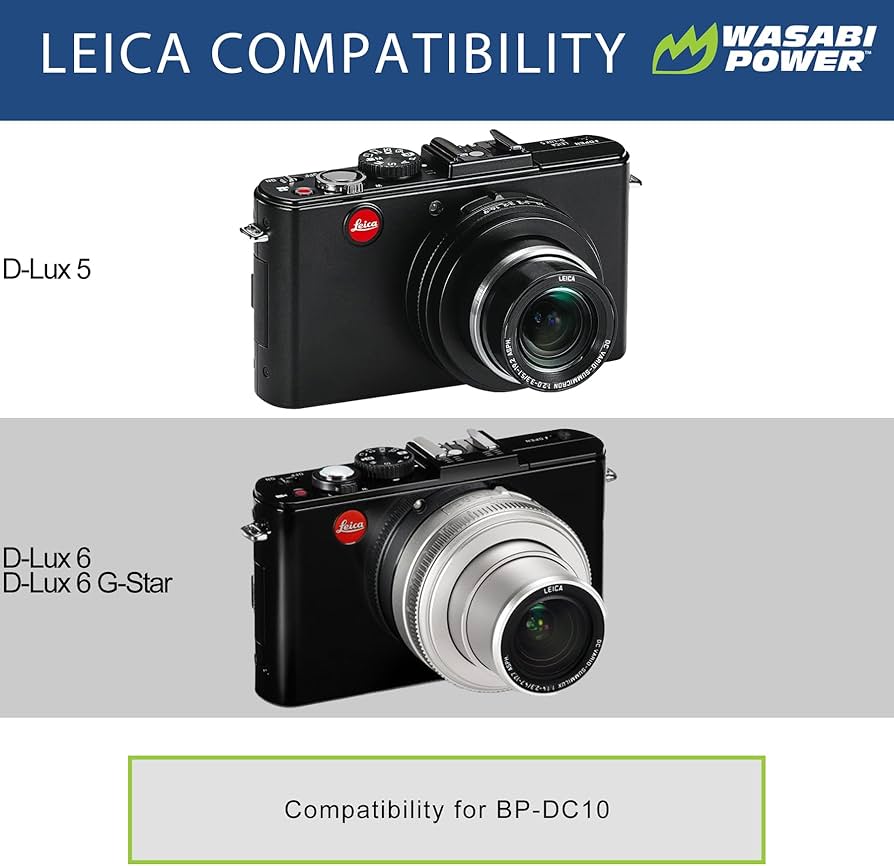 B*a様 leica D-lux5 + バッテリー3 + チャージャー + LV Leica D-LUX 5 battery: what are the options?