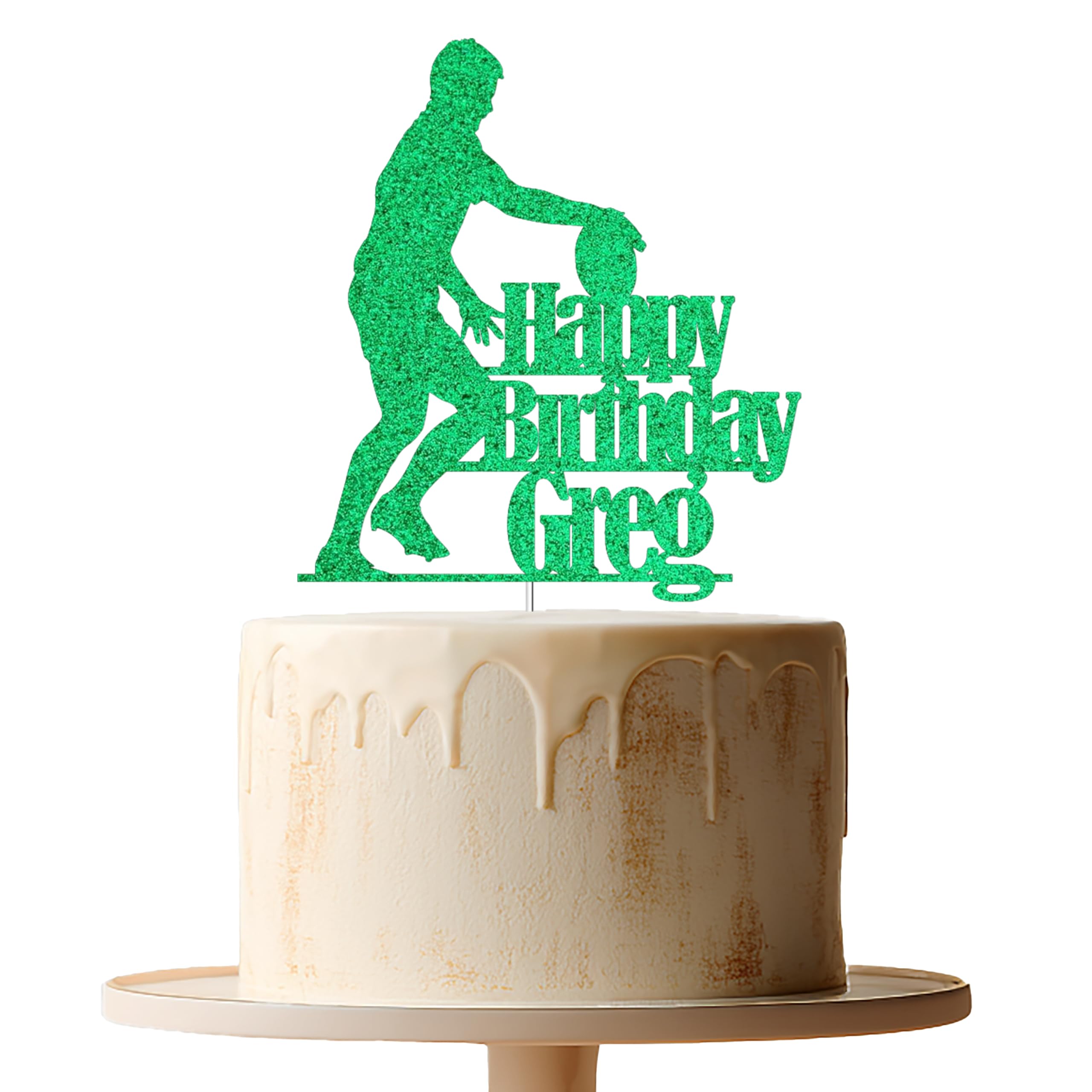 Personalised Rugby Cake Topper, Birthday, Celebration, Handmade, Sports