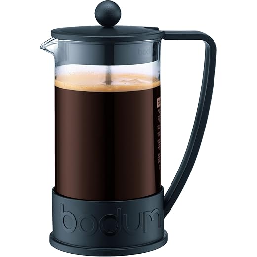 Bodum Brazil French Press Coffee and Tea Maker, 34 Ounce, Black