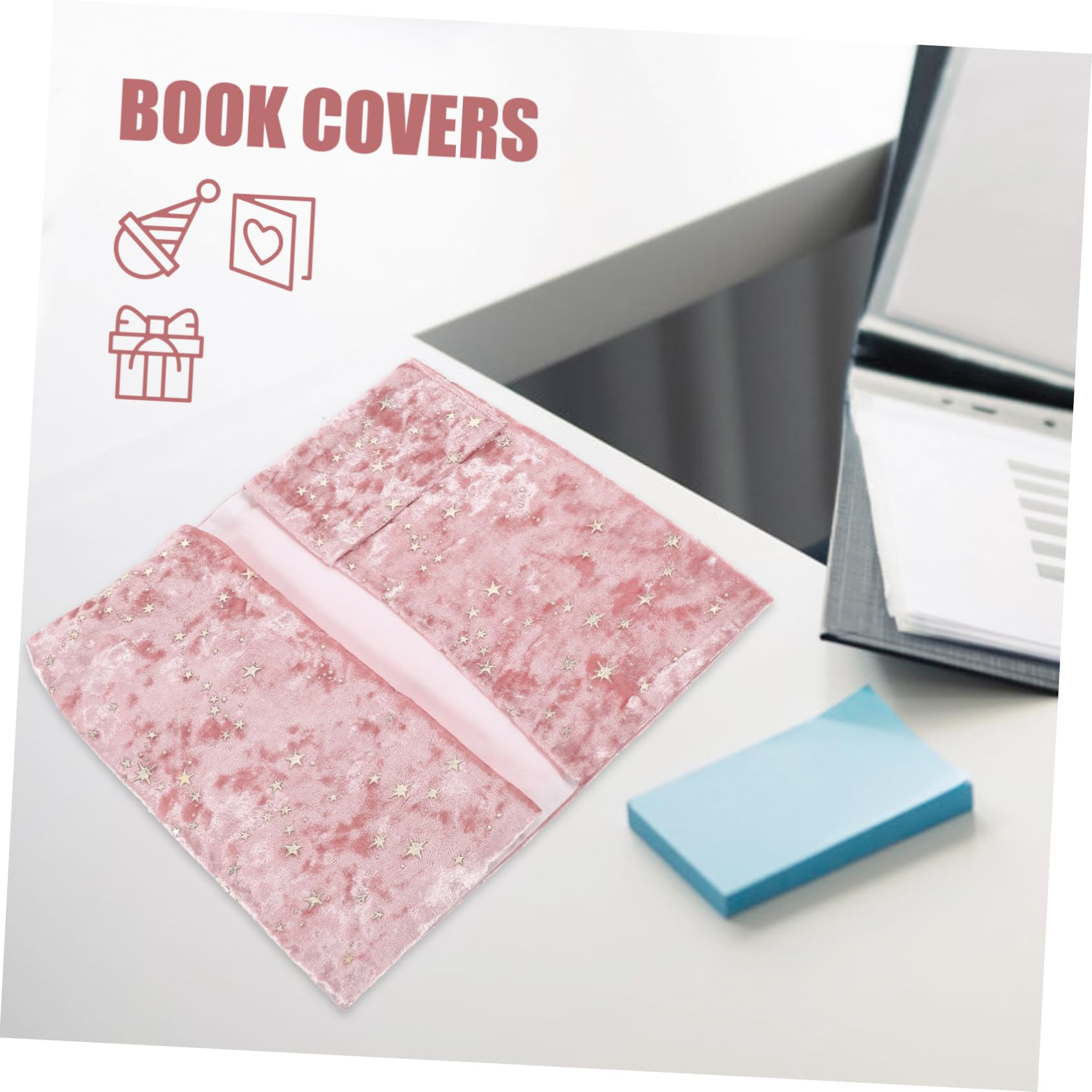 Housoutil 4 Pezzi Custodia per Libri Vintage Fodera Protettiva per Libri Scolastici e Taccuini Facile Usare e