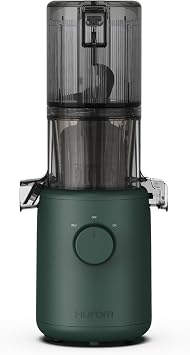 Hurom H310 Easy Clean Slow Juicer, Kale | Compact | Quiet Motor | Hopper Fits Whole Produce | Scrub Free | Easy Assembly | Cold Press Masticating Juicer