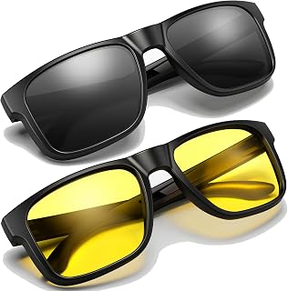 Polarized Sunglasses UV400 Lightweight for Men & Women | Driving, Cycling, Outdoor Fashion Square Frame Sun Glasses