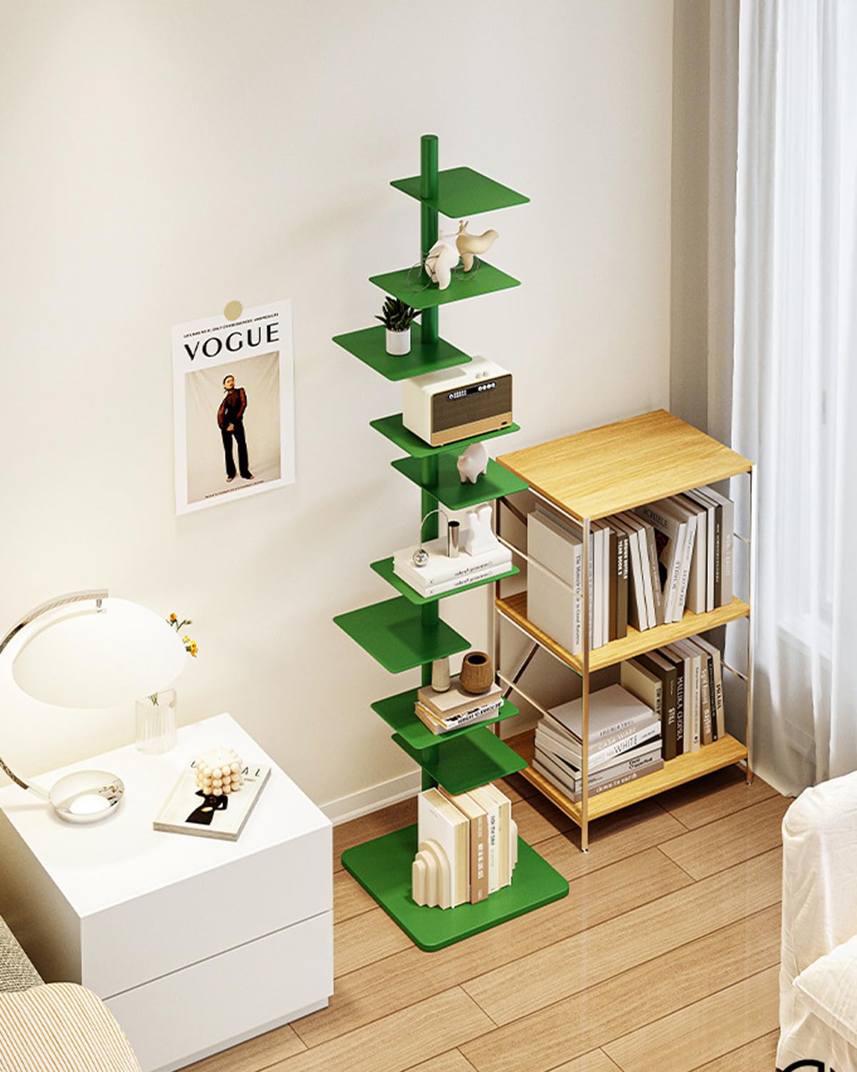 Amazon.co.jp: 本棚 ディスプレイラック縦型本棚タワー大容量 スリム Amazon.co.jp: 本棚 ディスプレイラック縦型本棚タワー大容量 スリム