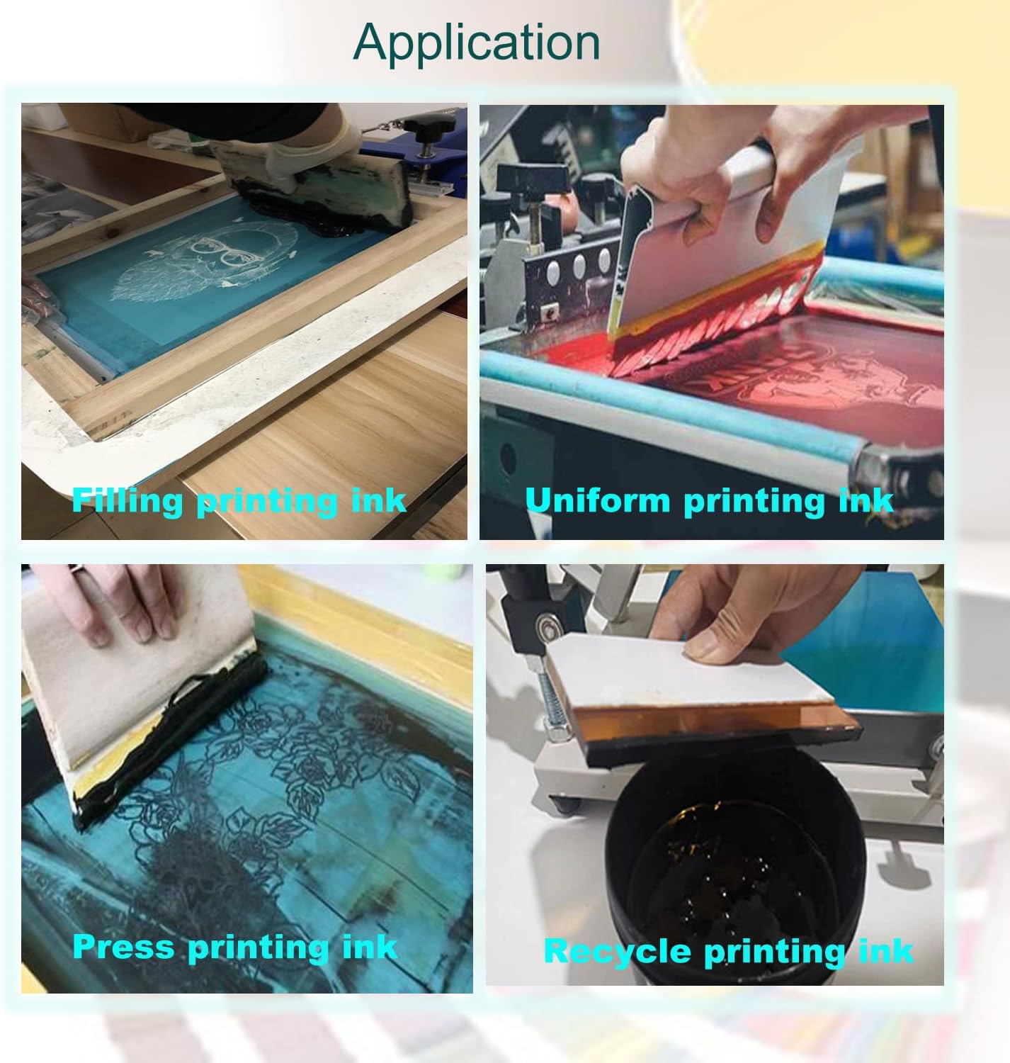 Screen Printing Squeee Ink Squeee Wooden Water Scraper 65