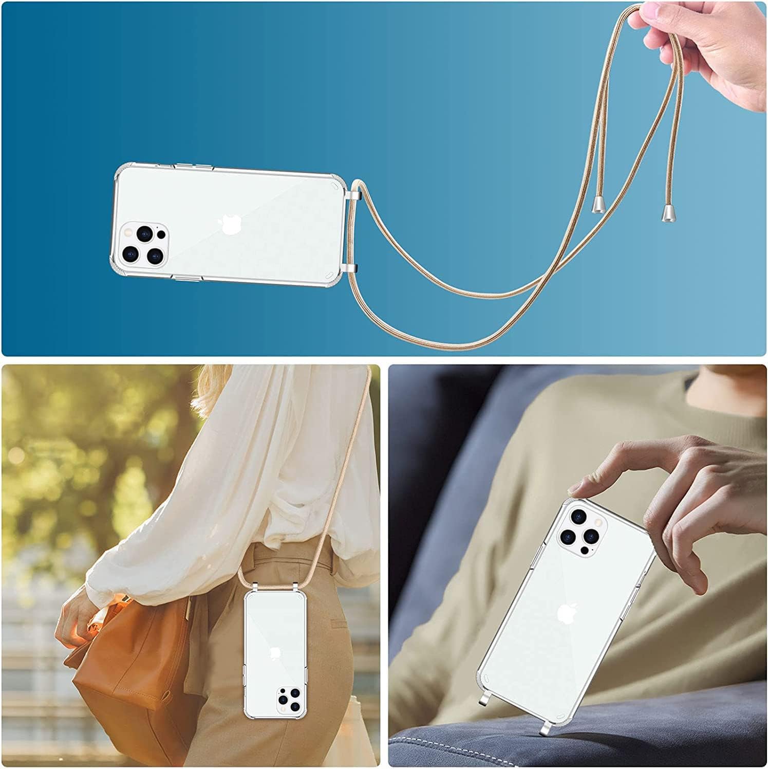 Cover Con Laccio Regolabile Custodia Per Telefono Trasparente Con Cordino Per Collana A Tracolla Per Samsung Galaxy S23 Custodia Ultra Con Cinturino Per Cordino S23 Plus S23 Cover Cordino Regolabile