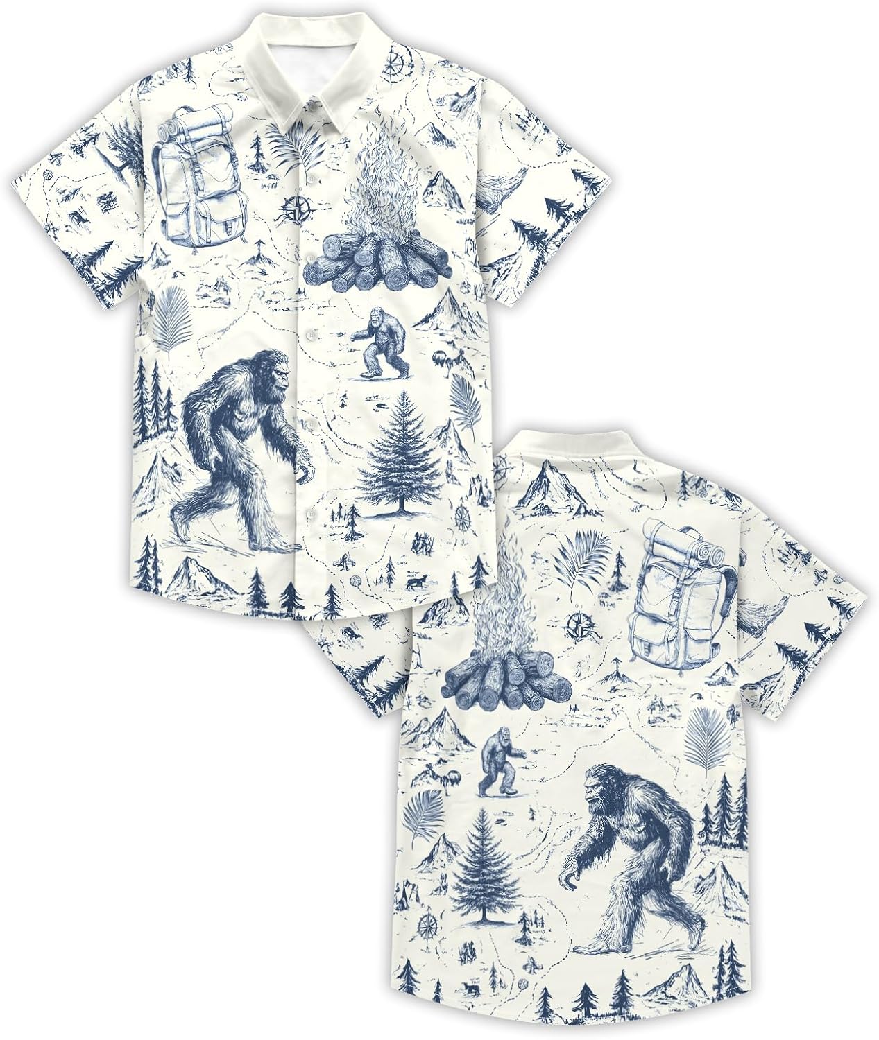 Boy's Funny Hawaiian Shirt Tropical Beach Casual Summer Shirt Short Sleeve Button Down Tops Unisex 4-14 Years image 5