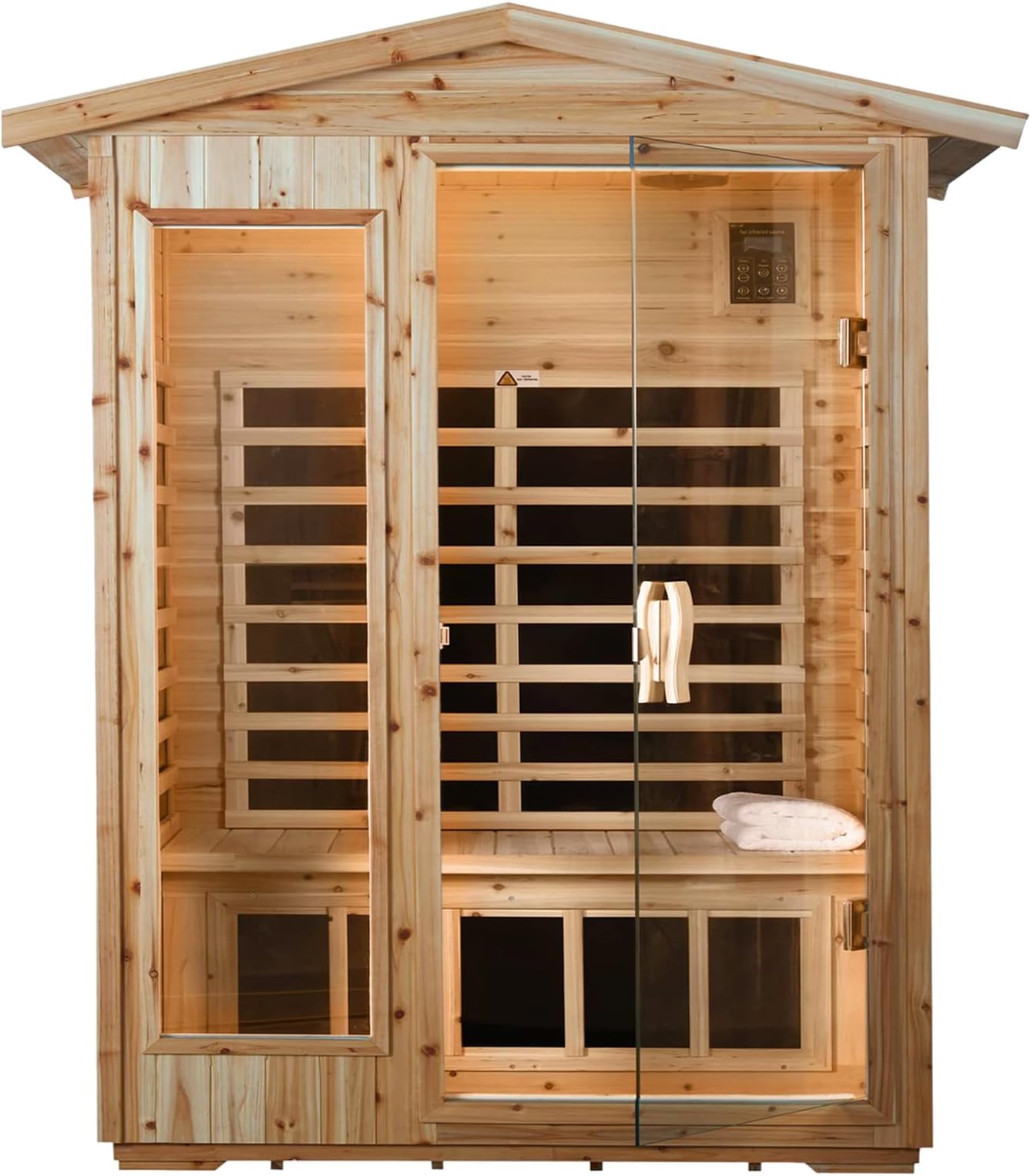 KUNSANA Infrared Sauna for Home 2 Person Indoor/Outdoor