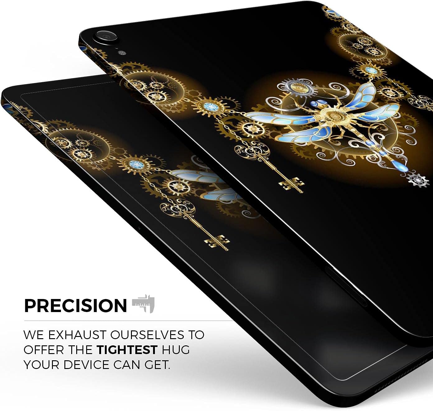 DesignSkinz - Dragonfly Ornament Full-Body Wrap Decal Protective Skin-Kit Compatible with Apple iPad Air 3 (A2152/A2123/A2153) image 3